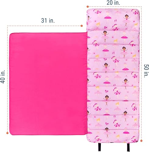 Miniatura 5 de Wildkin Original - Alfombrilla para siesta con almohada para niños y niñas