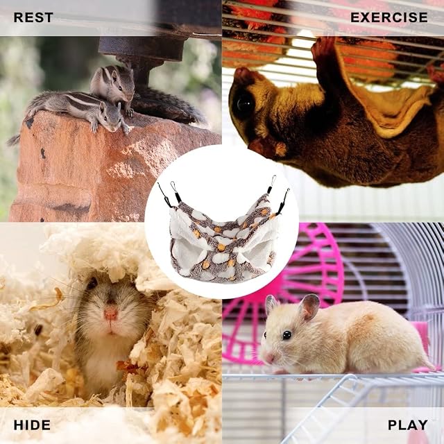 Foto 7 de 8 de MiOYOOW Hamaca Caliente de Doble Capa para Animales Pequeños