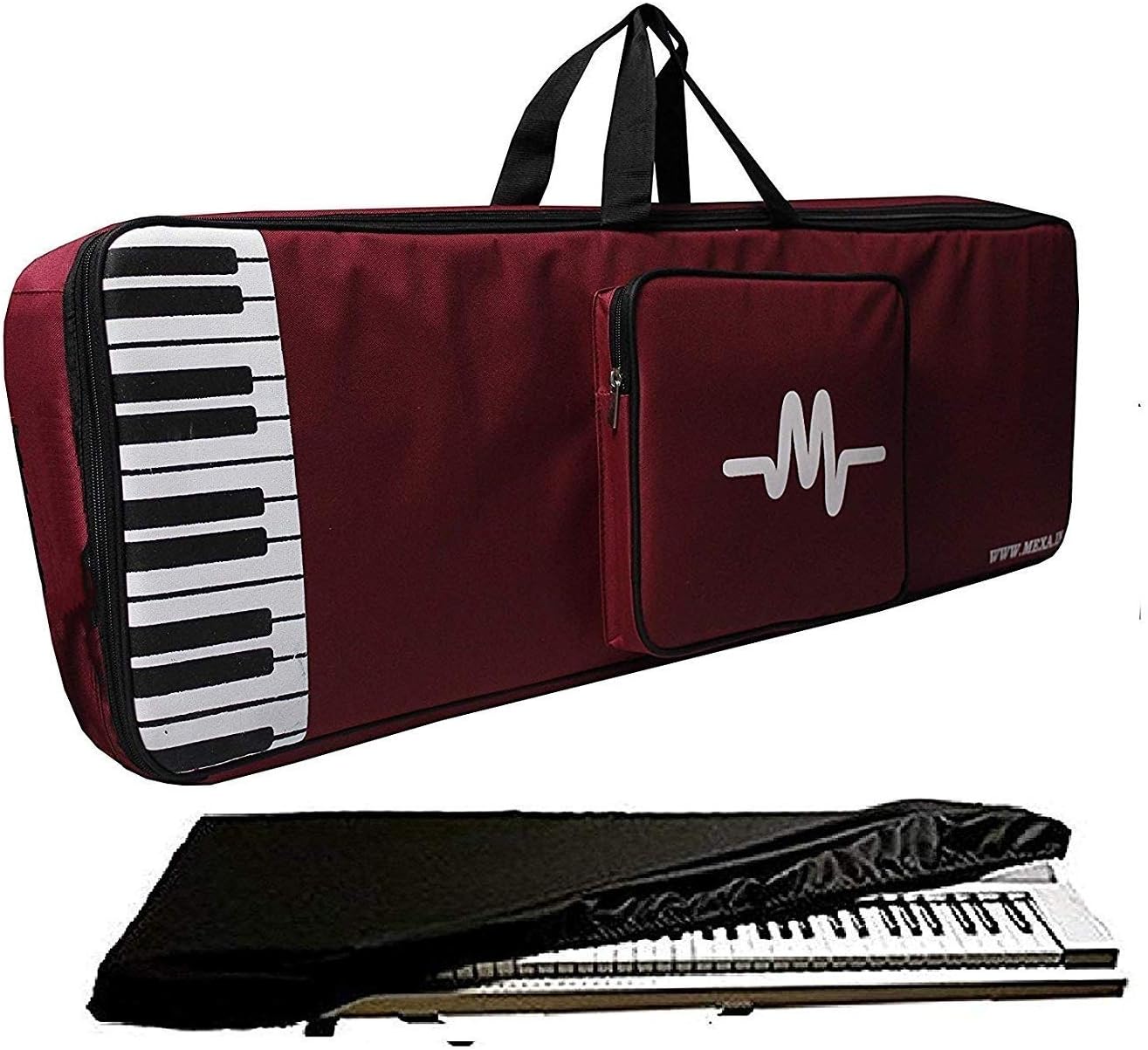 Mexa for casio ctx870in /ctx8000in /ctx900in / ctx700 Keyboard Bag Padded Quality with dust Cover.