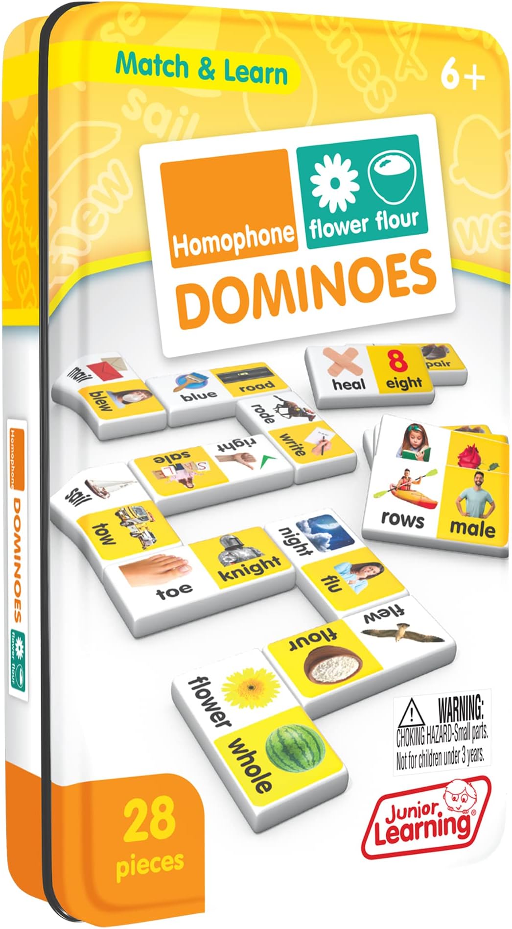 Junior Learning Homophone Match & Learn Dominoes