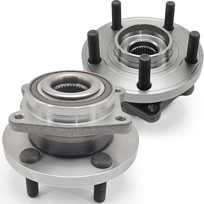 Par de cubos com rolamento de roda dianteira KNOLET 513263 para Chrysler 200, Sebring e Dodge Avenger – 2 unidades