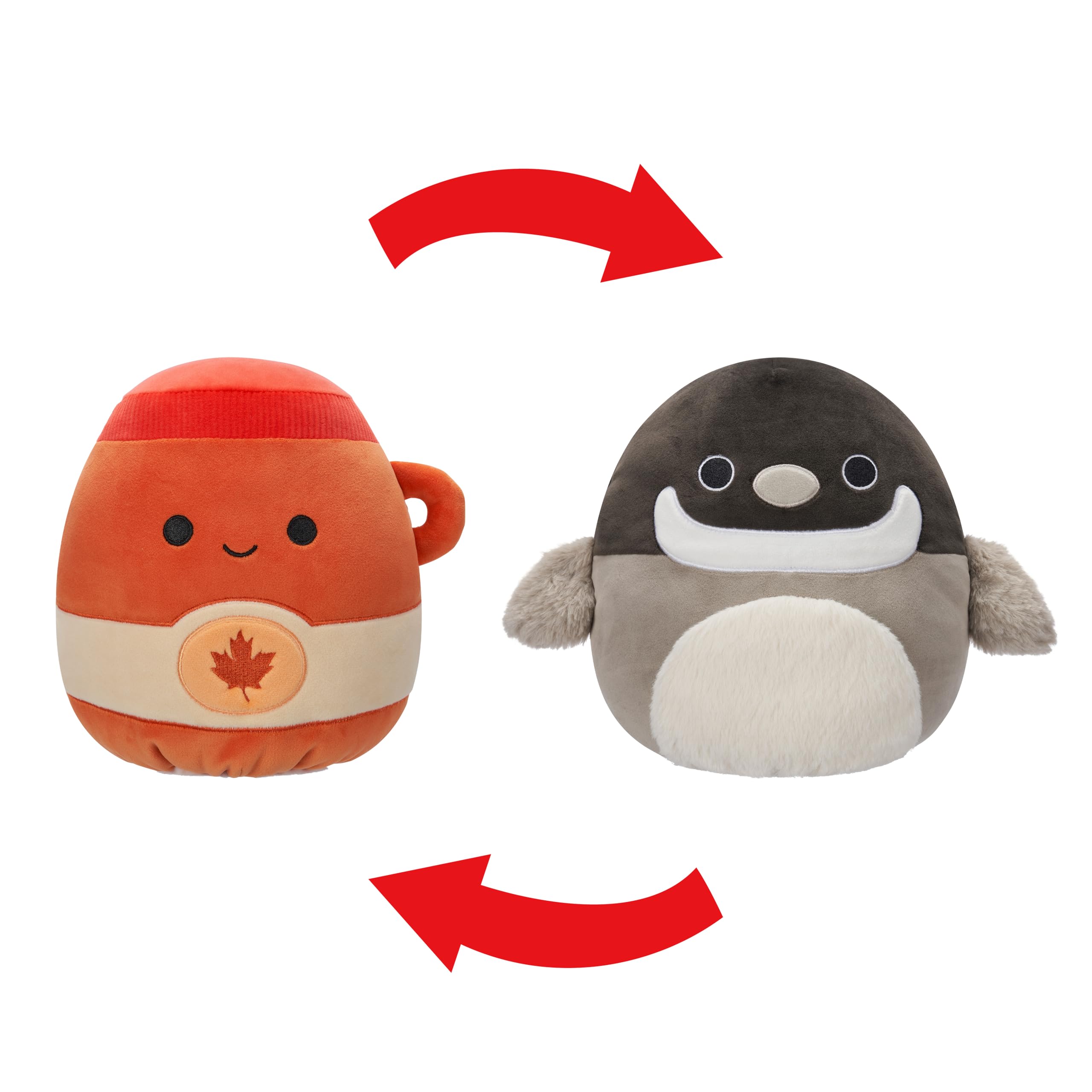 Amazon.com: Squishmallows Original FlipAMallows 8in Maple Syrup
