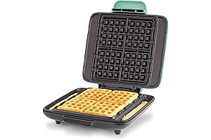 Dash Deluxe No Drip Waffle Iron Maker Machine 1200W