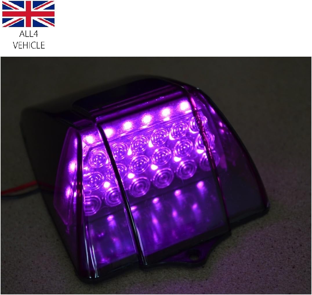 2PCS/SET PURPLE 18SMD LED CAB ROOF TOP FRONT MARKER LIGHTS TRUCK SUV 4x4 PICK UP