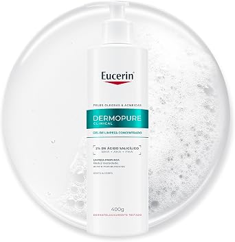 Gel de Limpeza Eucerin DermoPure 400ml AntiAcne - Peles Oleosas