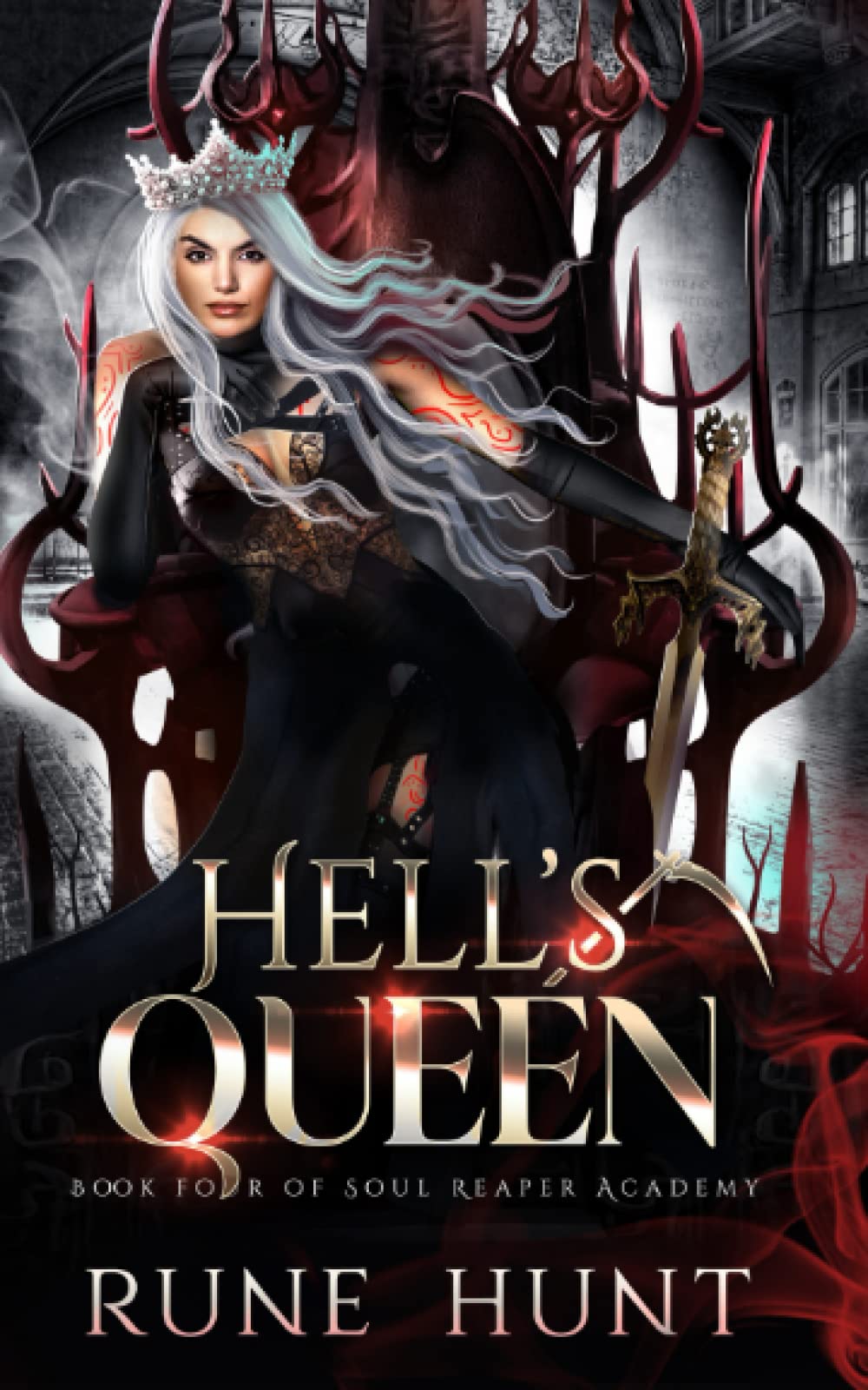 Hell's Queen: A Reverse Harem Hellhound Shifter Romance (Soul Reaper Academy)