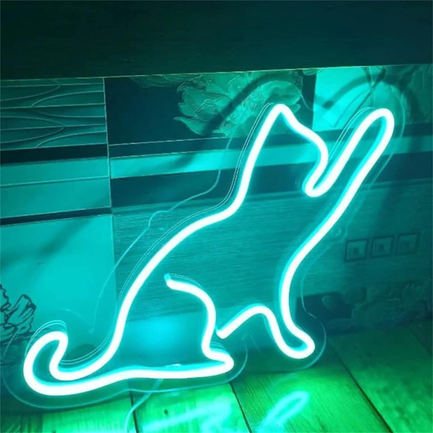 WaiDXn LED Neon Light Sign Neon Signs, Pet Room Decor USB Powered Acrylic LED Neon Lights, 50X38cm