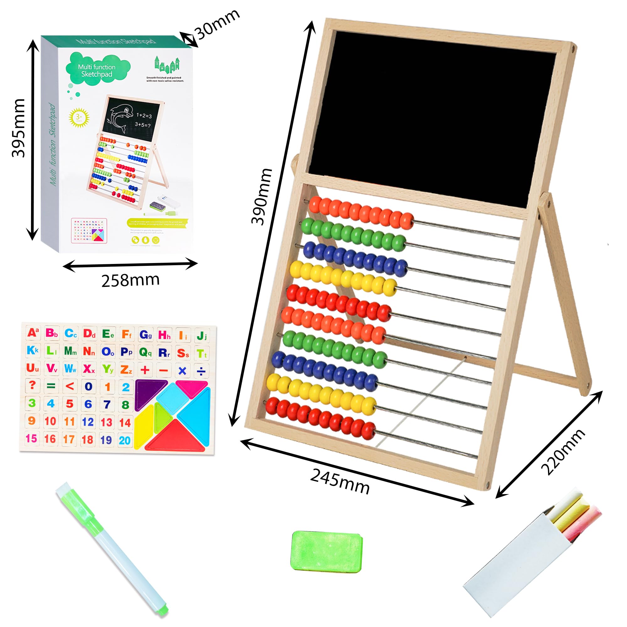 Abacus Arithmétique Traditionnel,Abacus,Enfants Mathématiques Outil De