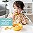 Bumkins Disney Baby Utensils Set, Chewtensils Silicone Spoons for Dipping, Self-Feeding, Baby Led Weaning, Trainer Learning First Stage Stage Eating, Fork and Spoon, Babies 6 Months, Winnie the Pooh