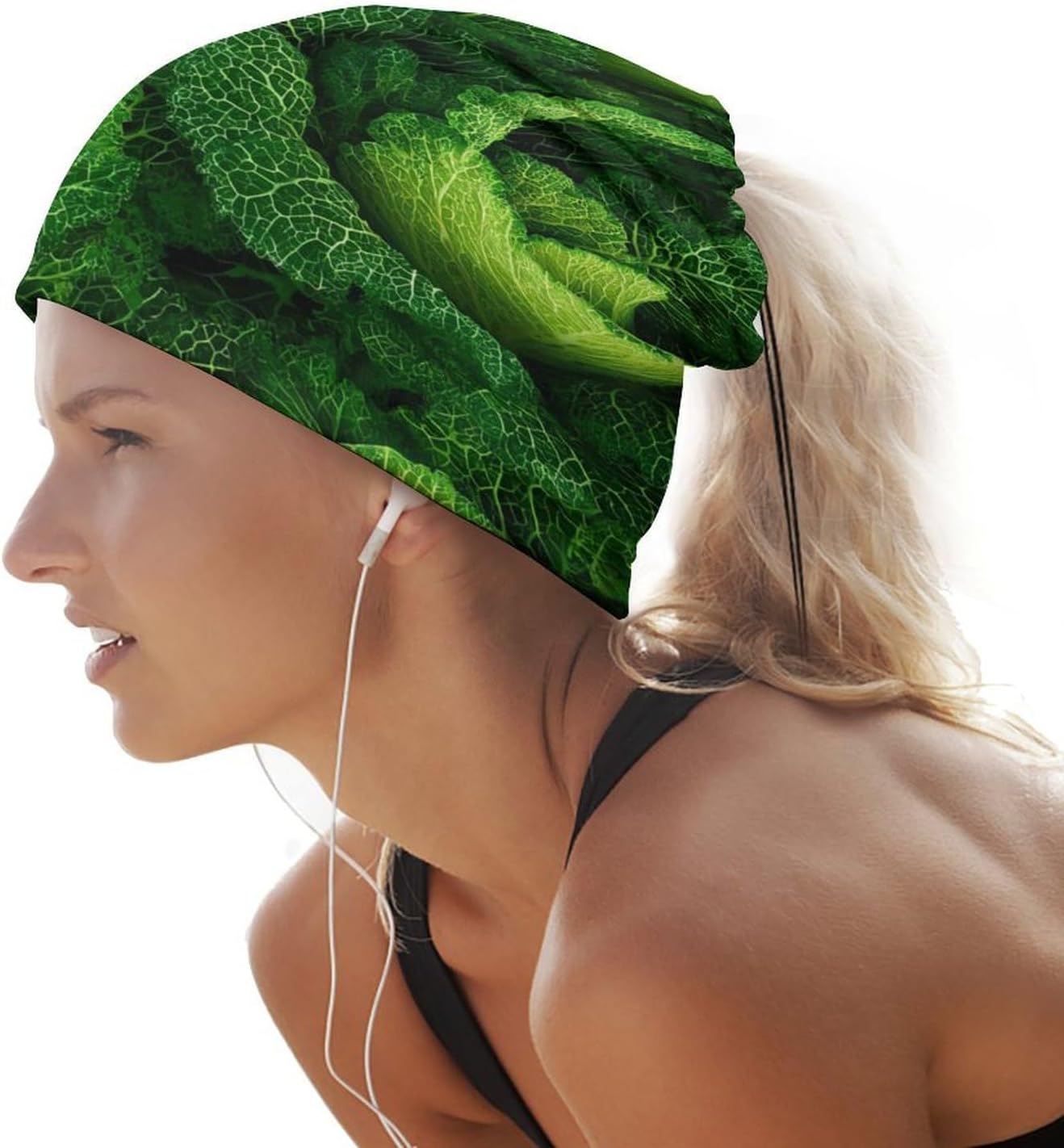 Savoy Cabbage Leaves Unisex Neck Gaiter Face Scarf Cover Sun Hoods for Outdoor Hiking Skiing