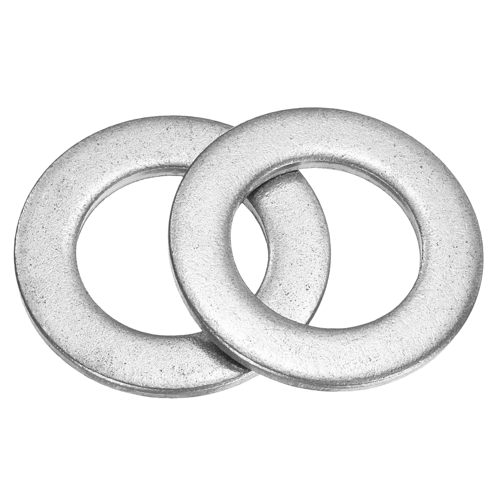 sourcing map 10Pcs Flat Washers, M22x39x3mm 304 Stainless Steel Washer Flat for Screws Bolts, Automotive, Construction, Industrial, Silver Tone