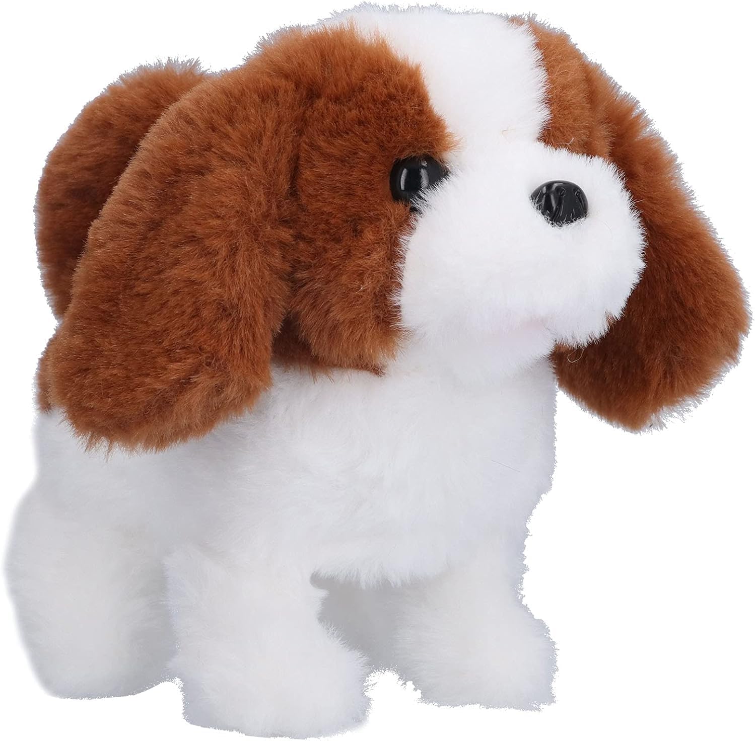 Interactive Plush Dog Toy, Realistic Walking, Barking, Tail Wagging, Soft Plush, Durable for Kids 3+