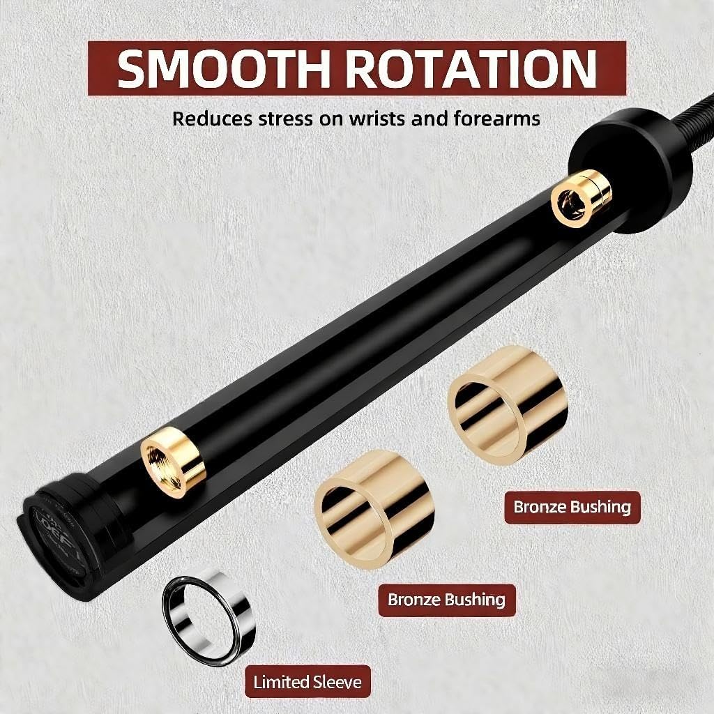 Olympic Barbell 7ft, Barbell for Weightlifting and Powerlifting 45lb, Olympic Bar for 1500lbs Capacity, Weight Bar Fit 2” Standard Weights