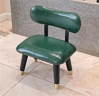 Taburete Bajo De Estilo Americano, Taburete De Mesa De Centro, Taburete Pequeño Para El Hogar, Taburete Cuadrado Tipo Puf, Taburete Para Sofá De Sala De Estar, Taburete Para Cambiar Z(Color:Verde)