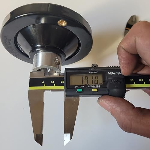 Vista 51 de El volante definitivo de 3.15 pulgadas se adapta a ejes de 1/2 pulgada o más pequeños, bloqueo único de 3 puntos para un agarre firme, resistente a