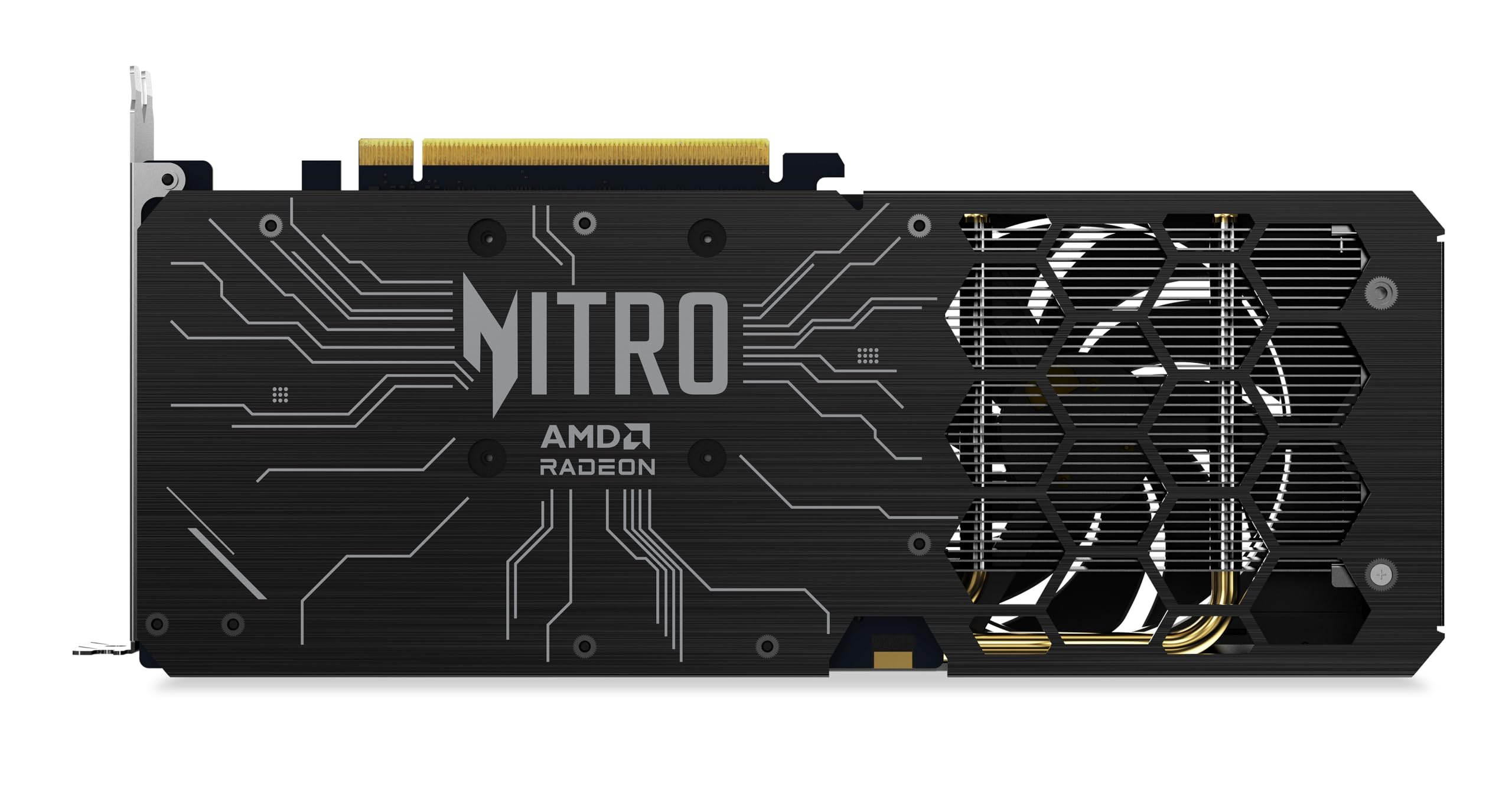 Acer Nitro Radeon RX 9060 XT OC - AMD Grafikkarte (16 GDDR6, 128 Bit, PCIe 5.0 x16, 1x HDMI 2.1a 2X DP 2.1b) 2X Nitro FrostBlade, 1x8 pin, Slot Space: 2