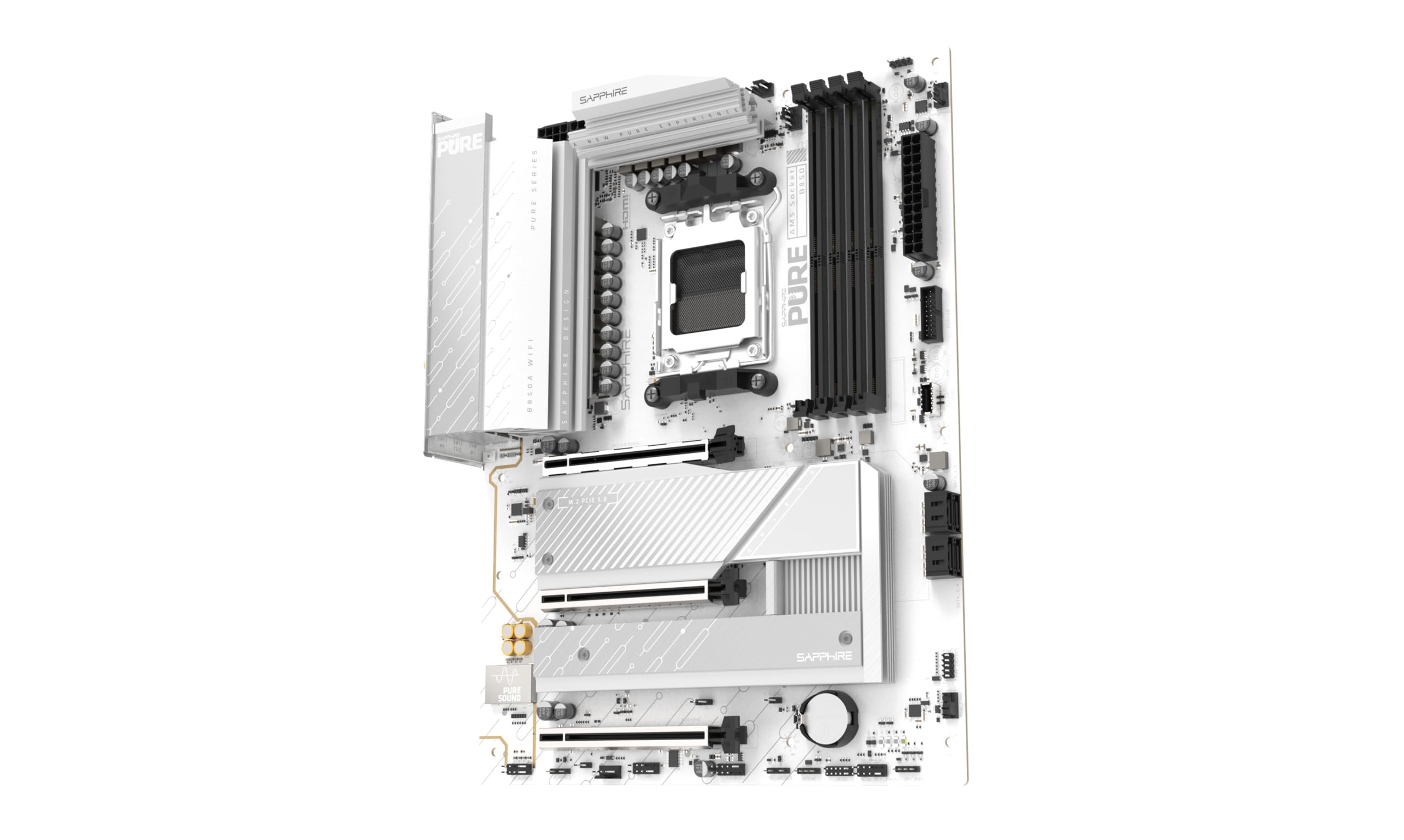 Sapphire Płyta główna AMD AM5 ATX Pure B850A WIFI7 52123-11-40G