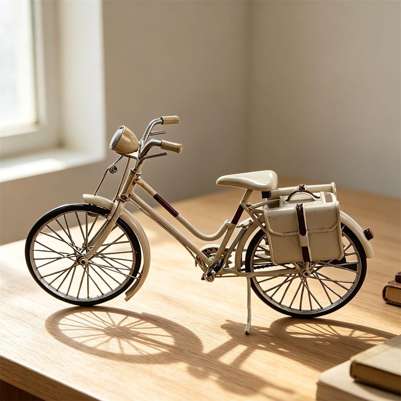 Generisch Eisen Fahrrad Display Ornament mit Rahmenkorbdetails für den