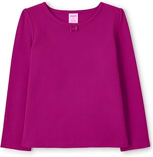 Girls and Toddler Long Sleeve Basic Layering Shirt
