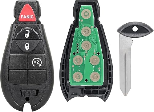 Miniatura 3 de cciyu Llavero remoto 2014-2018 apto para Jeep Cherokee 2.4L 2014-2018 apto para Jeep Cherokee 3.2L 4 botones GQ4-53T