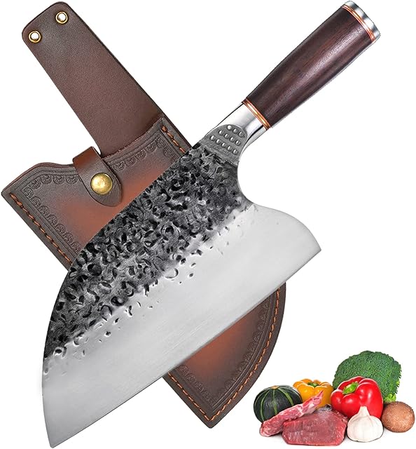 Chiński ręcznie robiony nóż szefa kuchni,serbski nóż rzeźniczy,nóż do filetowania,nóż Santoku,nóż do mięsa,obierania,uniwersalny,nóż do kuchenny,do warzyw,do owoców ze