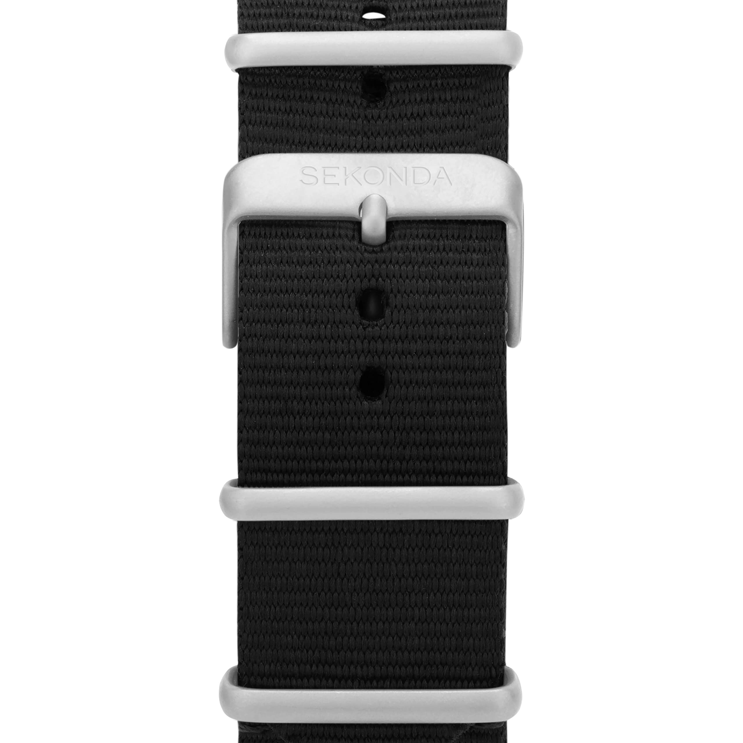 Sekonda Reloj cronógrafo de estilo militar para hombre (negro) 30064