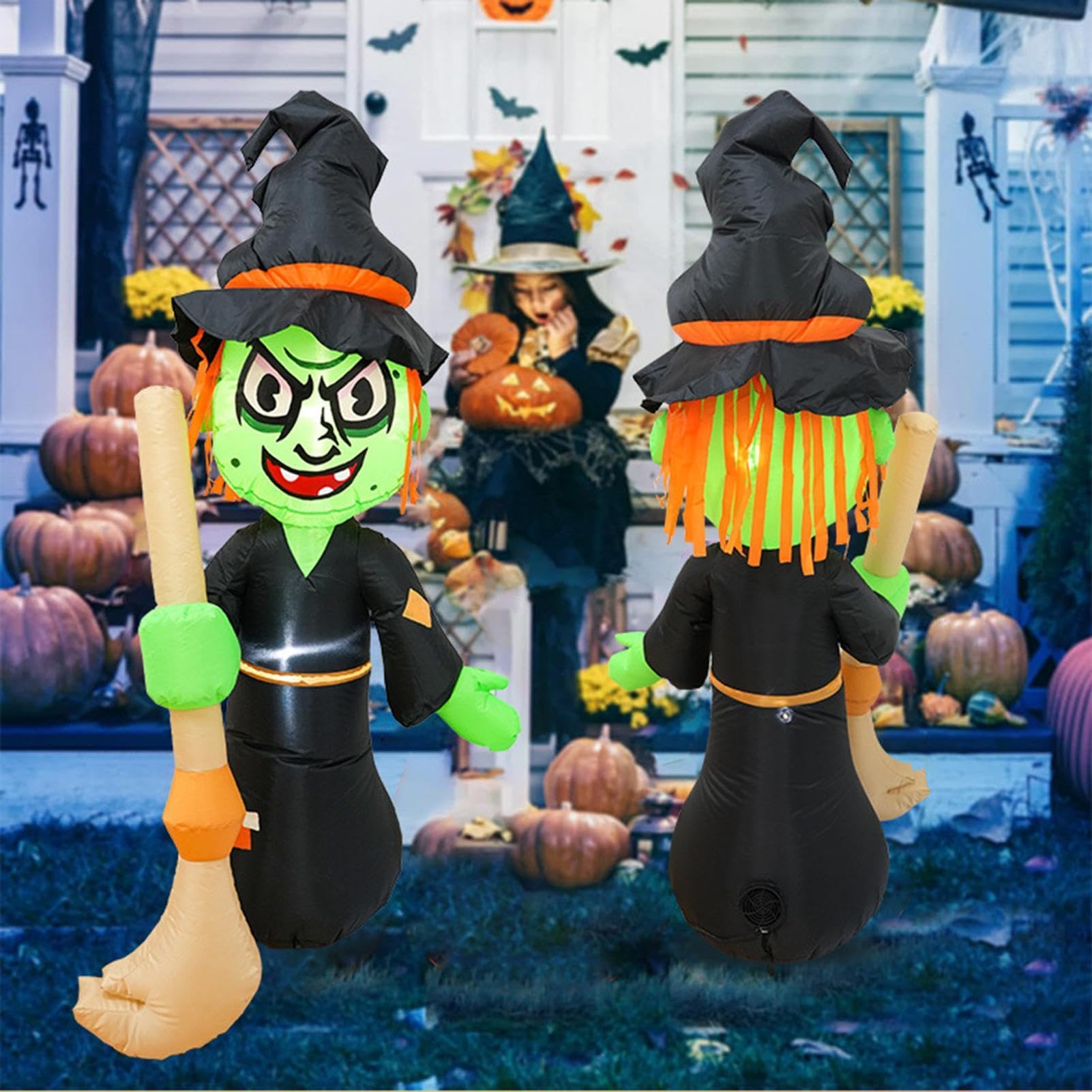 Inflables De Halloween Exterior con Luces LED Integradas