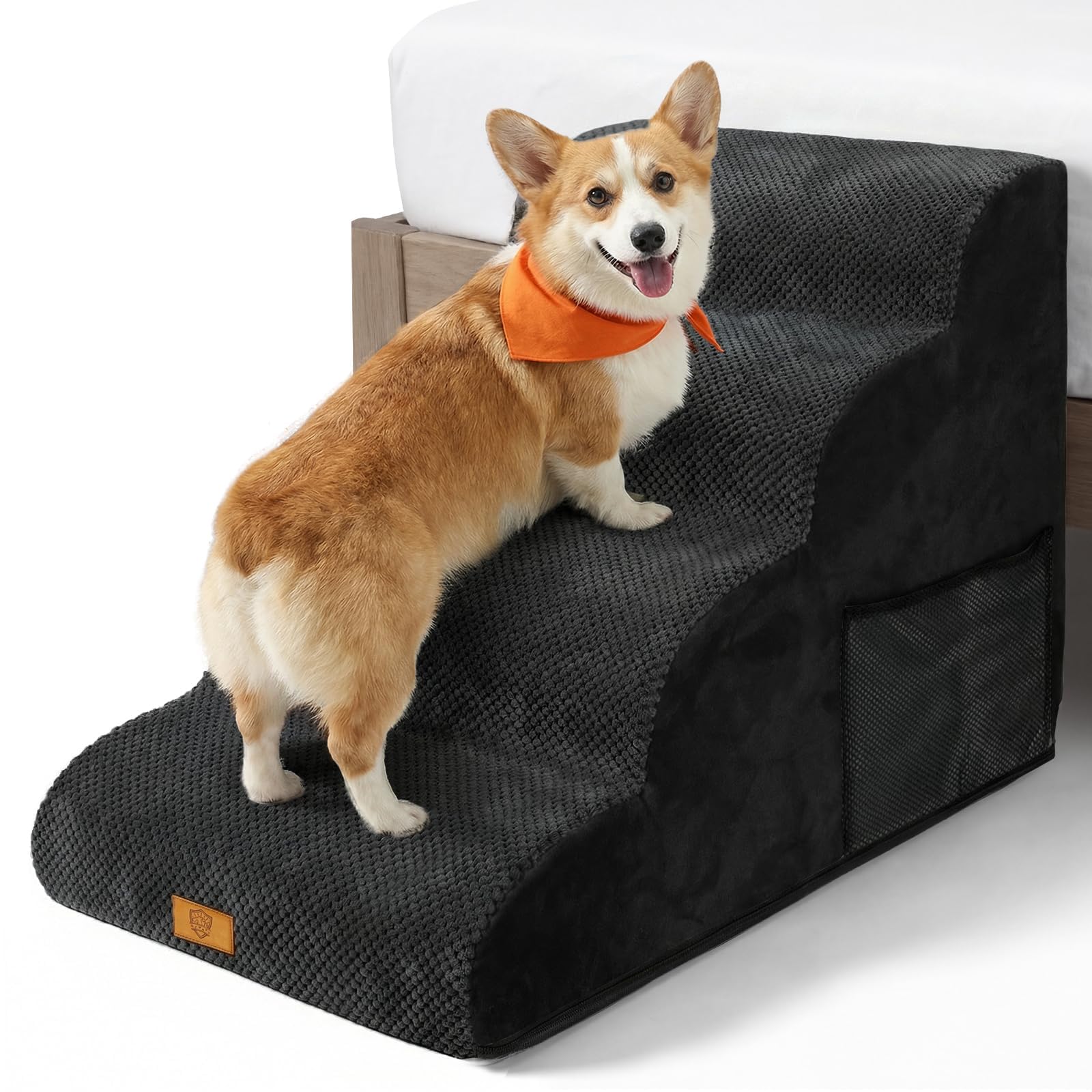 Rampe pour chien mousse 30d haute densité escalier déhoussable lavable