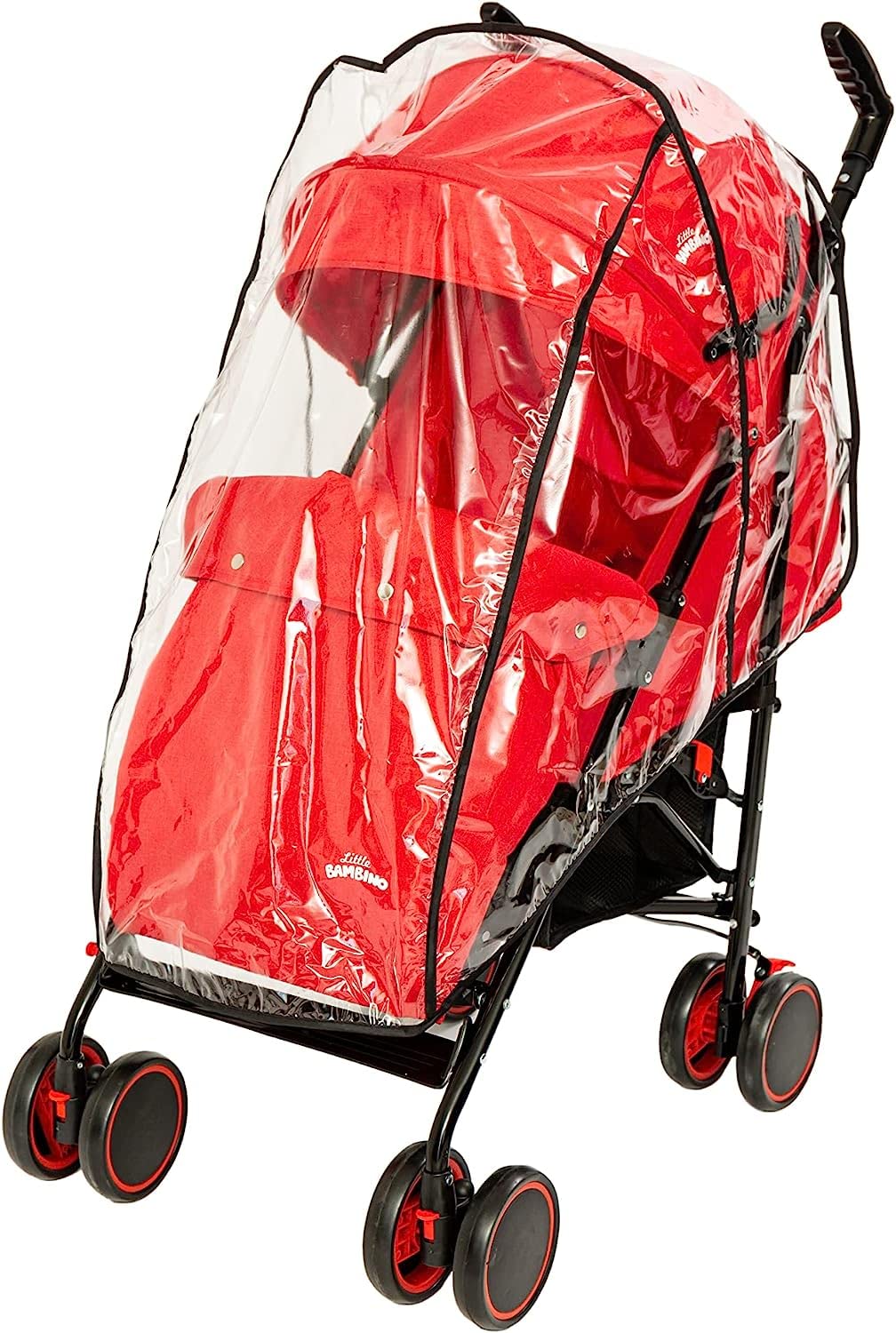 Little Bambino Universal Rain Cover for Pushchair Stroller Buggy Pram, Baby Travel Weather Shield Protection