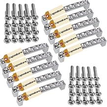 Lsgoodcare Crystal Glass Drawer Handles Silver Europe Simple U Shape Rhinestone Dresser Cupboard Pull, 10Pack 4.2" Length 3.8" Center-to-Center Furniture Door Cabinet Knob Bling