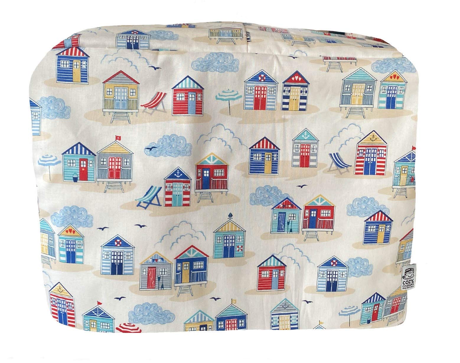 Cozycoverup for Kenwood Food Mixers Seaside Beach Huts (Chef Titanium/Chef Elite/A901)