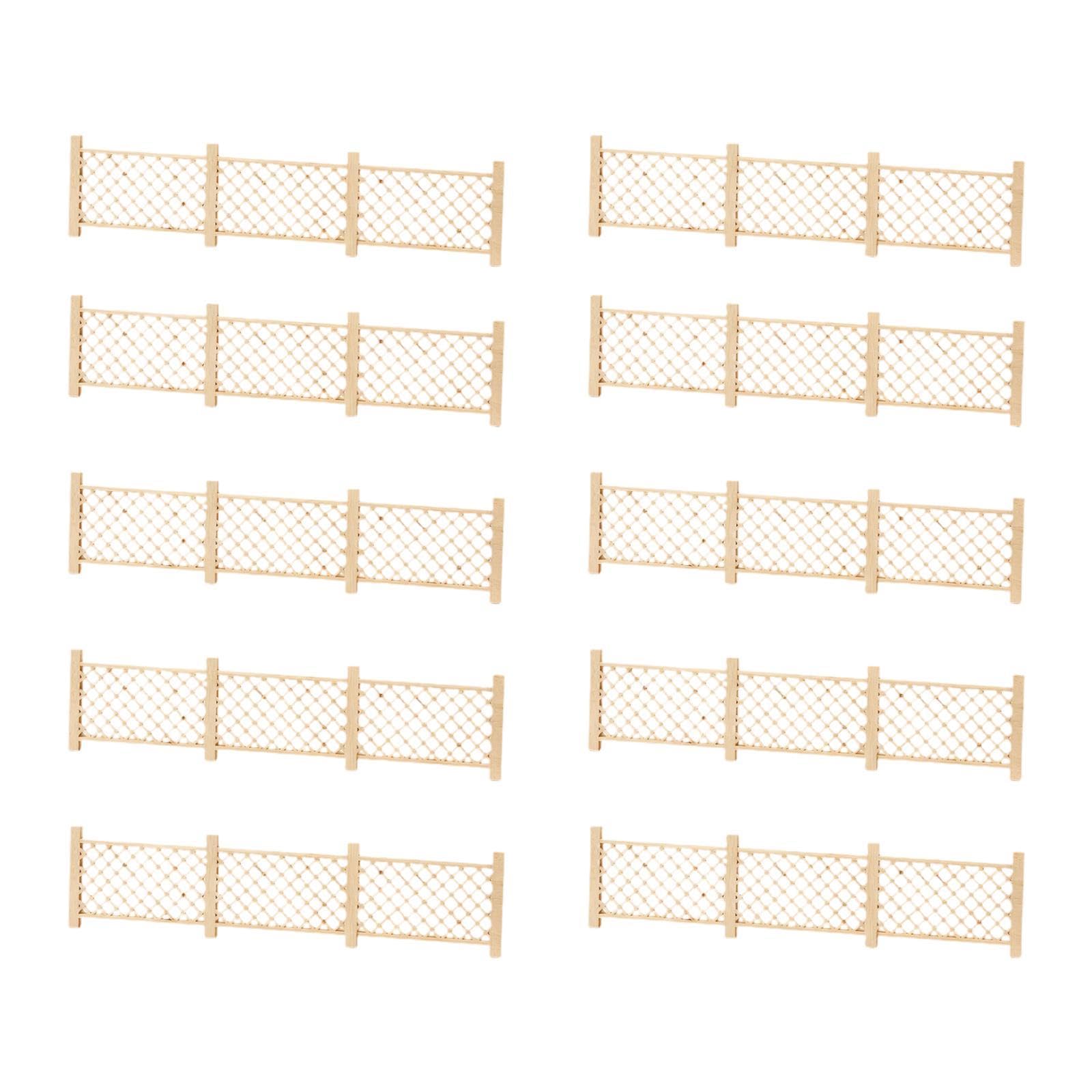 10x Mini Fences Model 1:50 for DIY Diorama Scene Garden Architectural Models Style C|Toys & Hobbies|Toys & Hobbies|10 Pieces Mini Fences Model Kit (As You Choose)-image-38