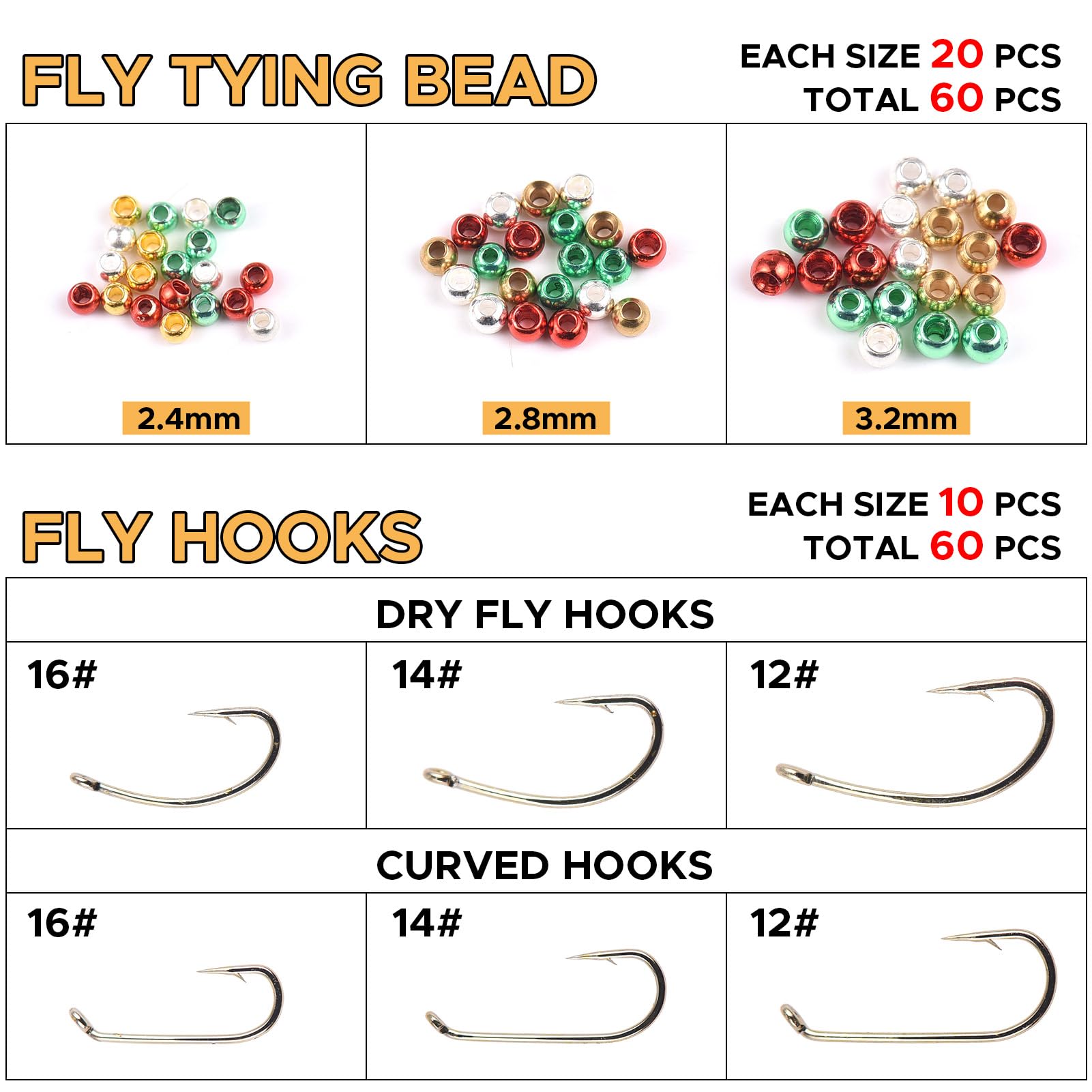 150pcs Fly Binding Tool Kit, Fly Binding Material Tools Kit gut organisierte Fischereiköder -Gebäude -Making -Set für Starterfischereiköder