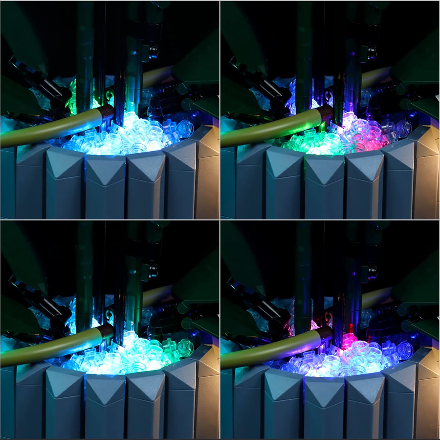 LED Light Kit for Lego Orchid 10311 Plant Decor Building Set; Decoration Lights Build a Succulents Display Piece for The Home or Office (Lights Only, No Lego Models)