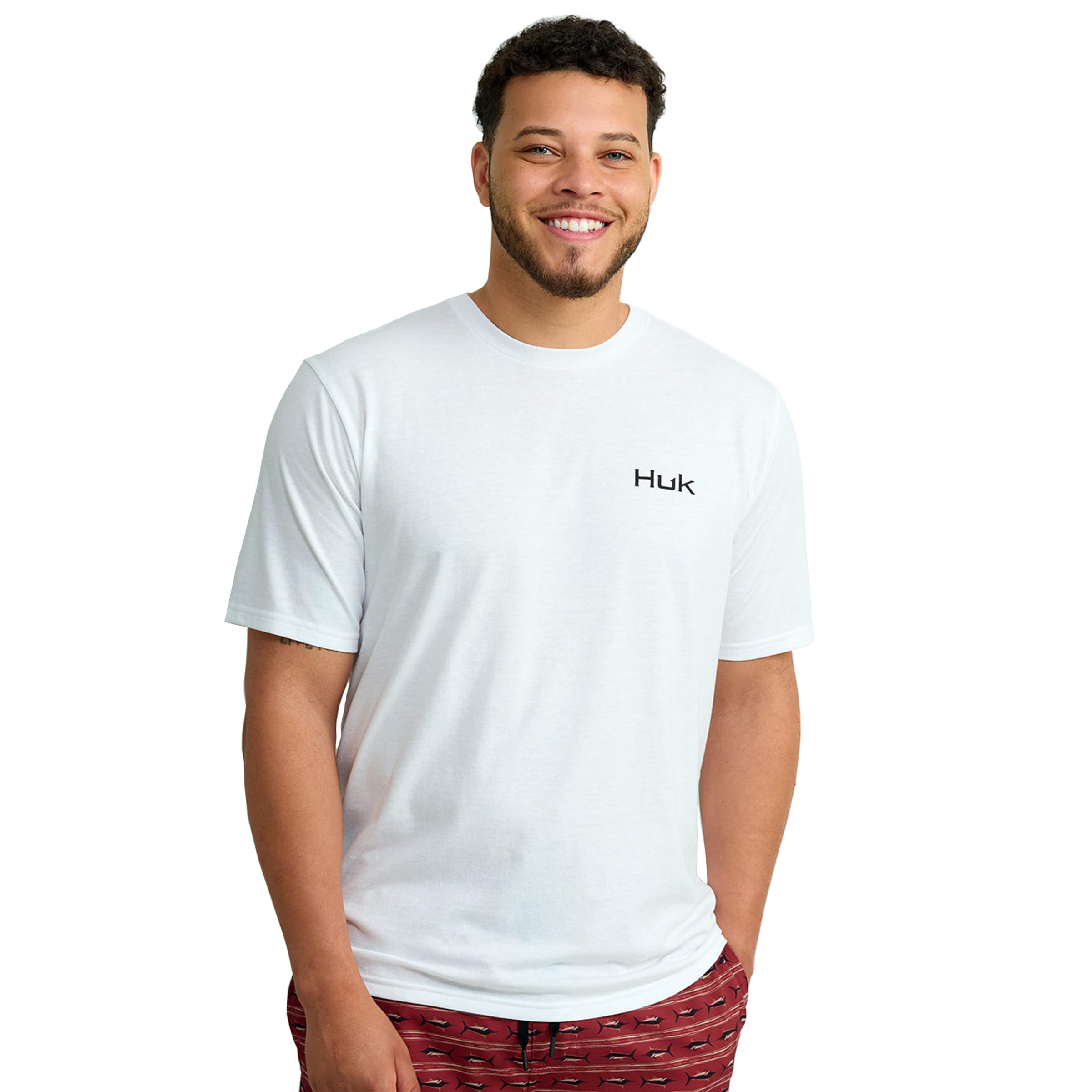 HUK Mens Performance Fishing Logo Tee, Short Sleeve T-Shirt for Men — view 97
