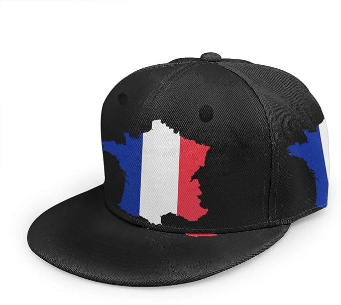 France Flag Map Baseball Caps, Trucker Caps, Daddy Caps