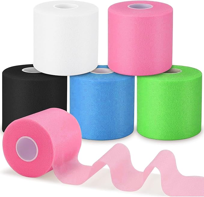 5 Rolls Athletic Foam Tape Underwrap Bandage PreWrap Sports Tape