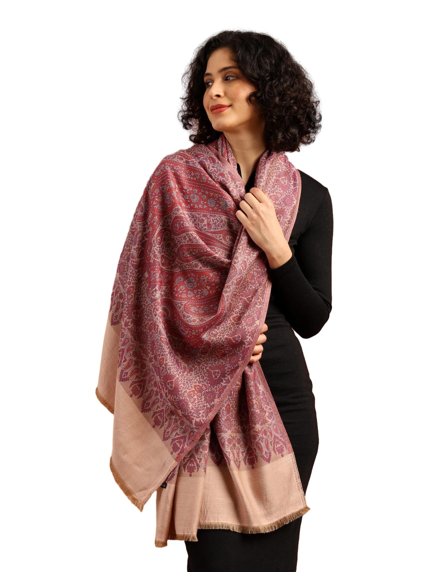 tweedle Soft Bamboo scarf for Women, Silk Modal Stole for Ladies, Size – 28 x 80 Inches-picture-23