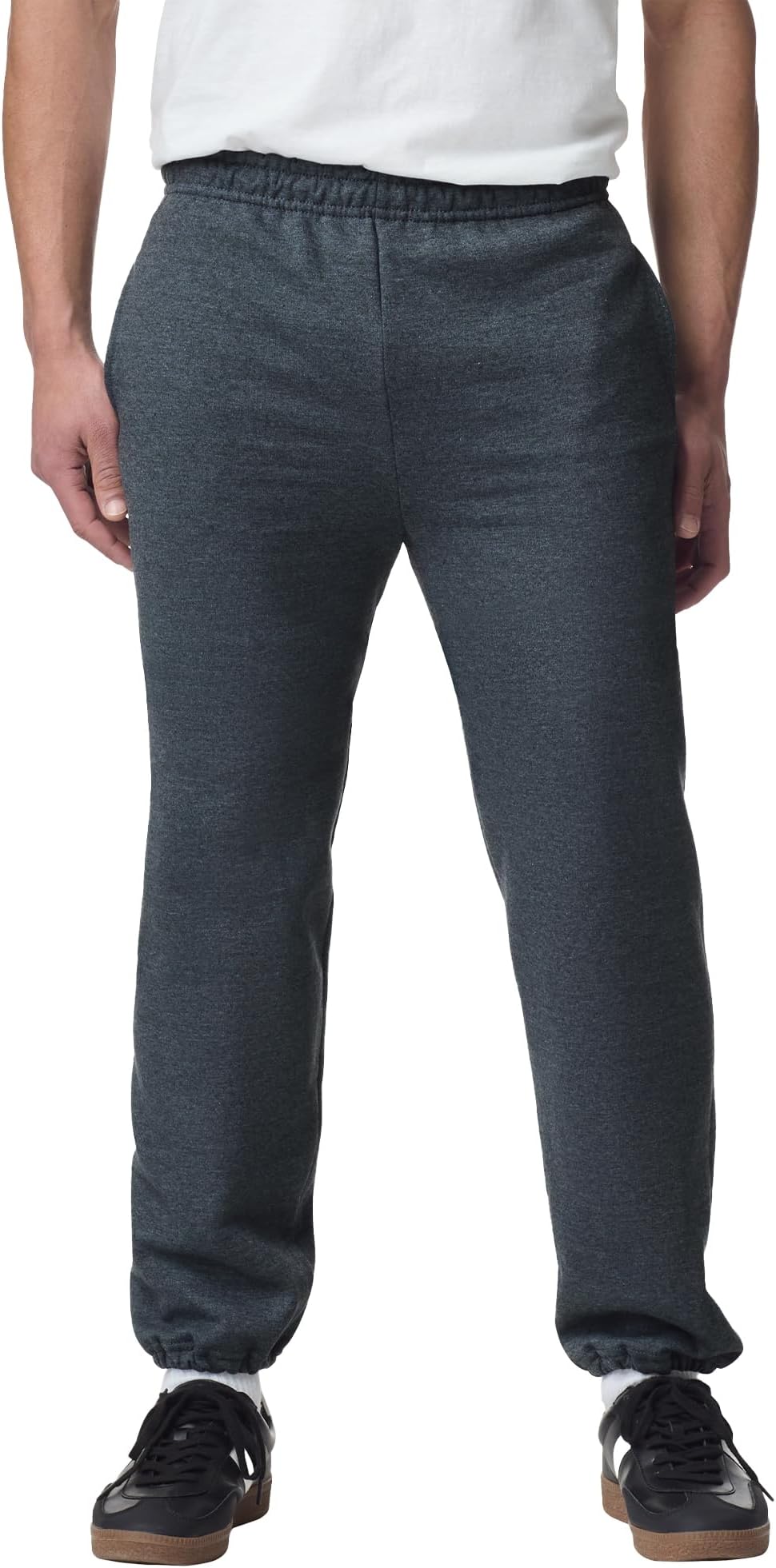 Adult Fleece Elastic Bottom Sweatpants with Pockets, Style G18100