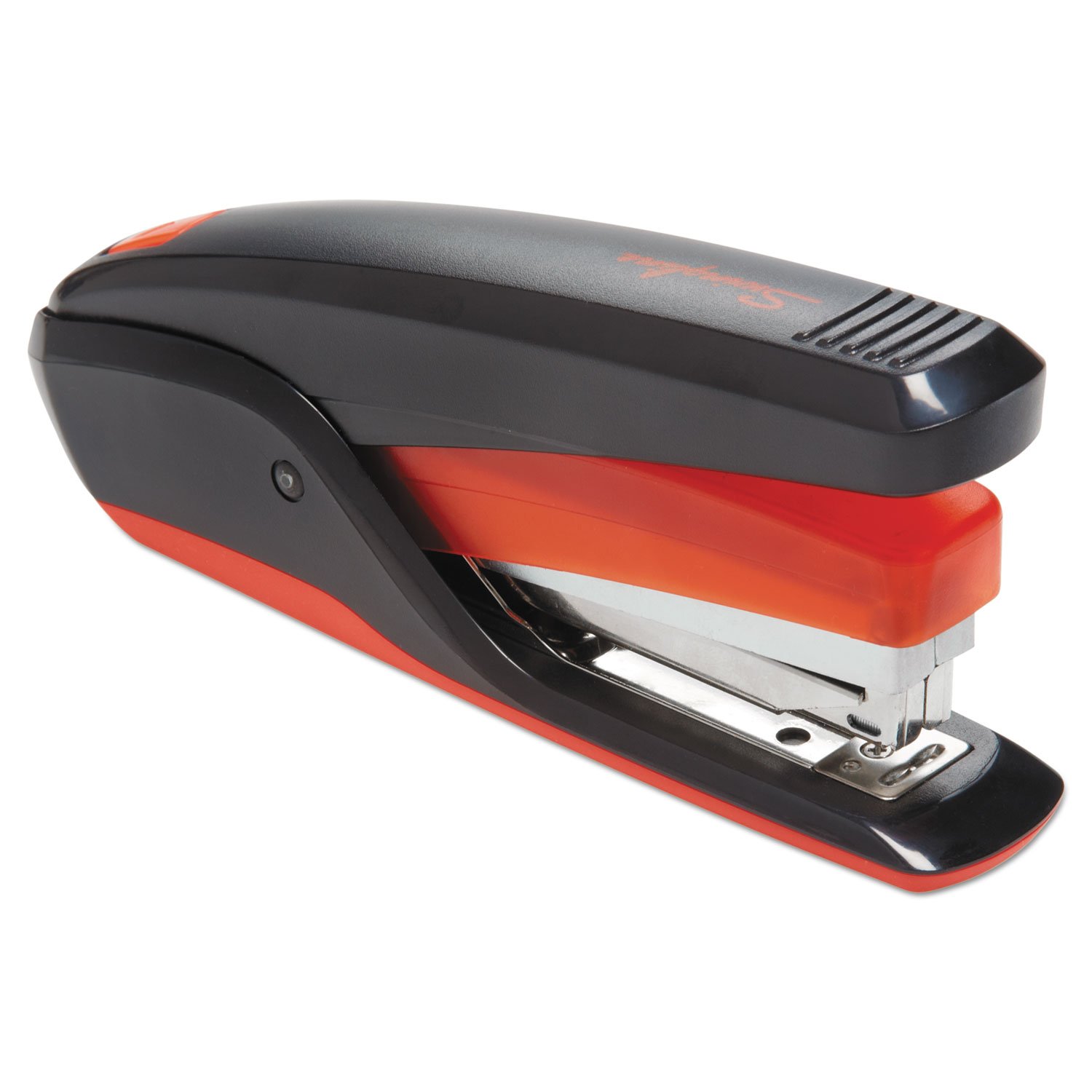 Swingline Schnellheftgerät, Schnellheftung, reduzierter Kraftaufwand, Vollstreifen, 20 Blatt, schwarz/rot (S7064507)