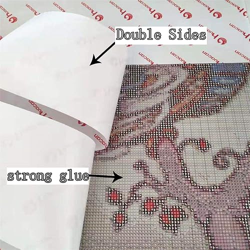 Miniatura 7 de Huacan Kits de pintura de diamantes 5D para adultos, pavo real, cuadrado completo, bordado de punto de cruz, pinturas de diamantes de imitación,