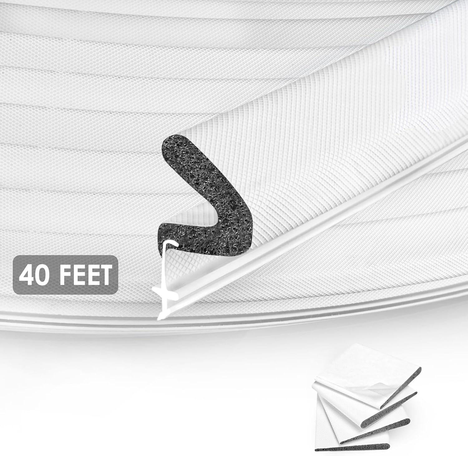 Kerf Weather Stripping Door Seal for Large Gap,Door Weather Stripping