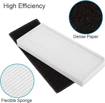 Anker Eufy 11s 30 30c 15c 15t 12 25c 35c 4 Lü Spare Parts Set Anker Eufy 11s 30 30c 15c 15t 12 25c 35c Compatible Hepa Filter, Brush Renewal Spare Set-7 Parts
