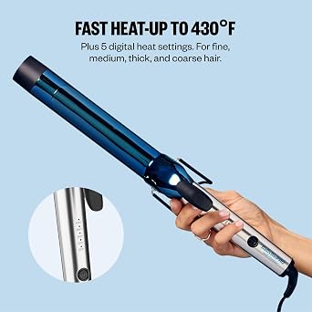 BabylissPRO Nano Titanium Professional Curling Iron with Extended/Long Barrel Perfect for Longer Hair