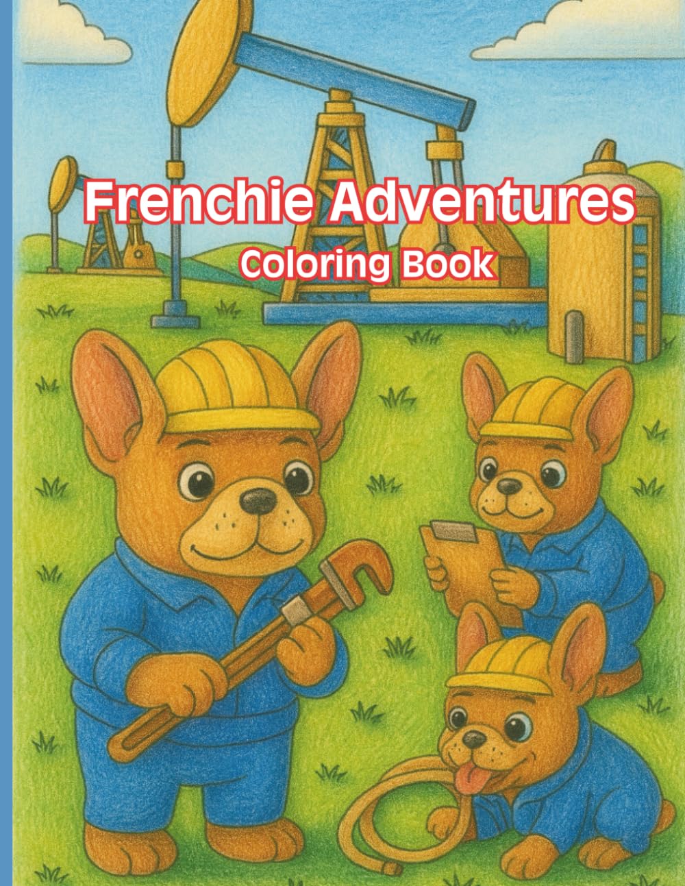 Frenchie Adventures Coloring Book