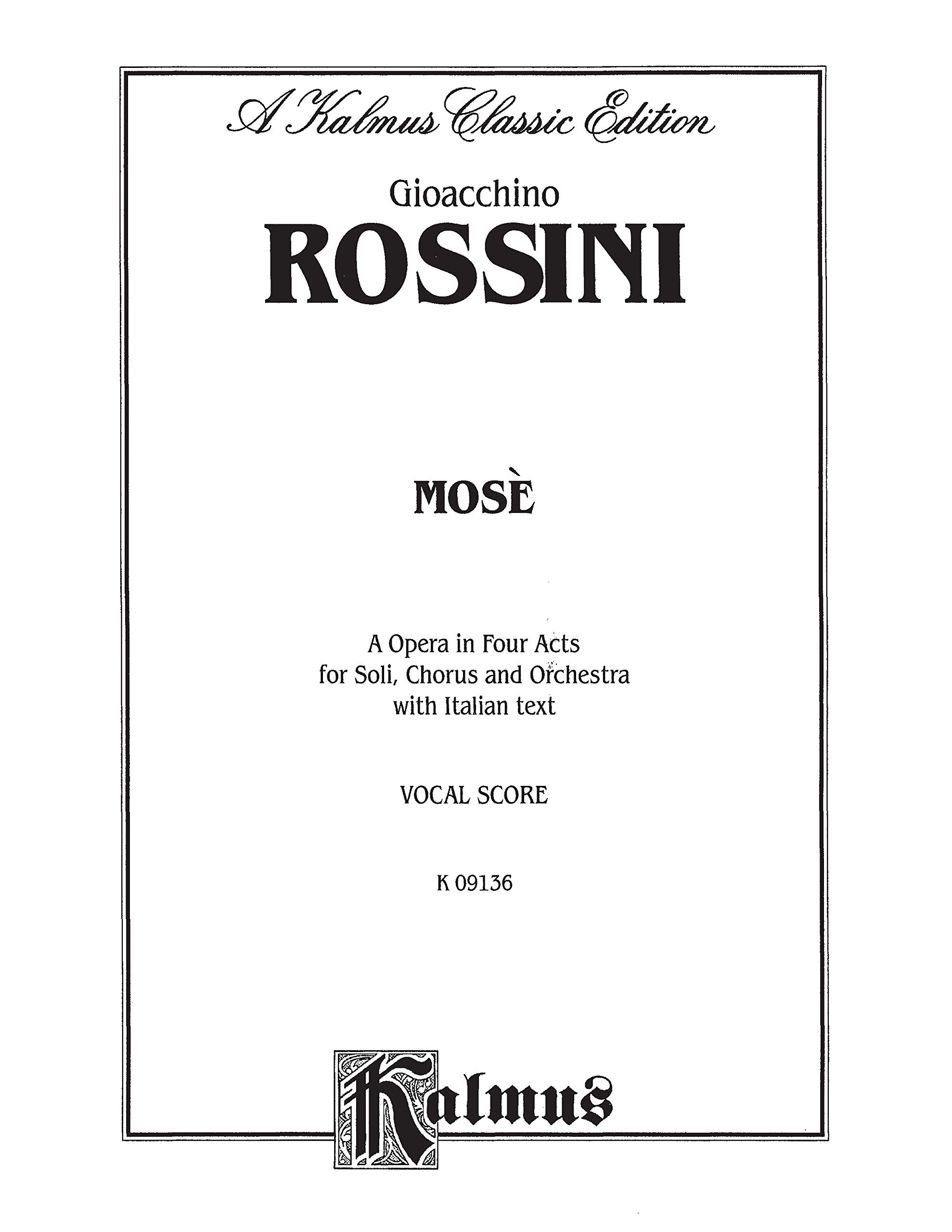 Mose: Vocal Score