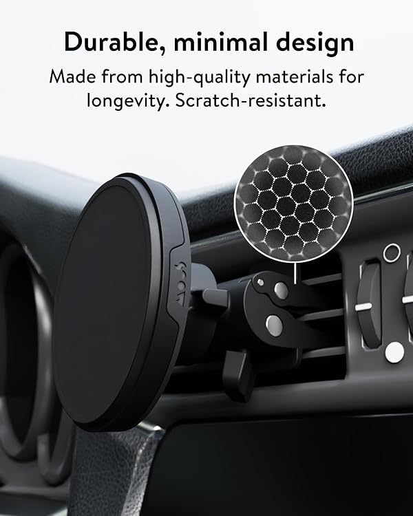MOUS - MagSafe Compatible Vent Mount – MagSafe Car Mount for iPhone 15, iPhone 14, iPhone 13, iPhone 12 Series Phones - MagSafe Accessories by Mous - Image 6