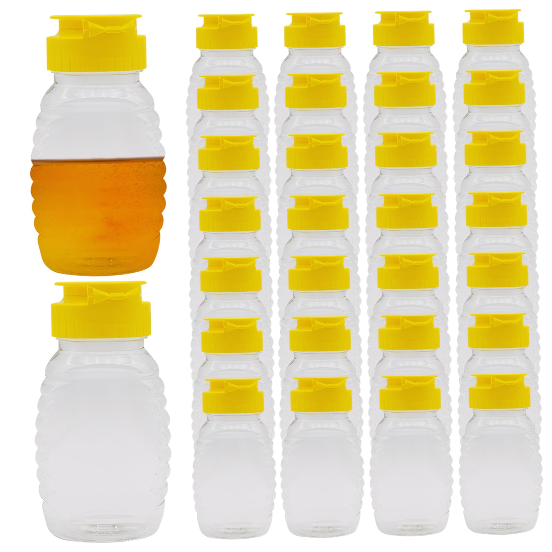 Bouteilles à compression de miel pour vos petits-déjeuners et ateliers cuisine en famille