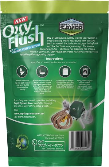 Aero-Stream Oxy-Flush Septic Tank Enhancer