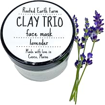Lavender Clay Trio Face Mask - 2 fl oz - Clay and Essential Oils - Herbal